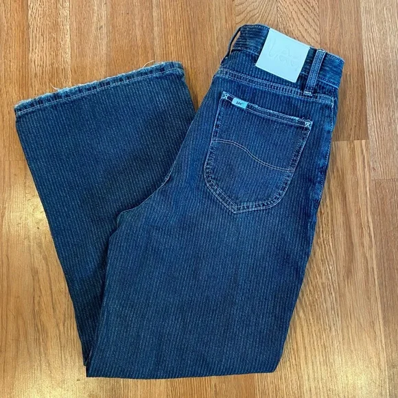 Vintage Style Railroad Lee Wide Leg Jeans - Picture 1 of 8